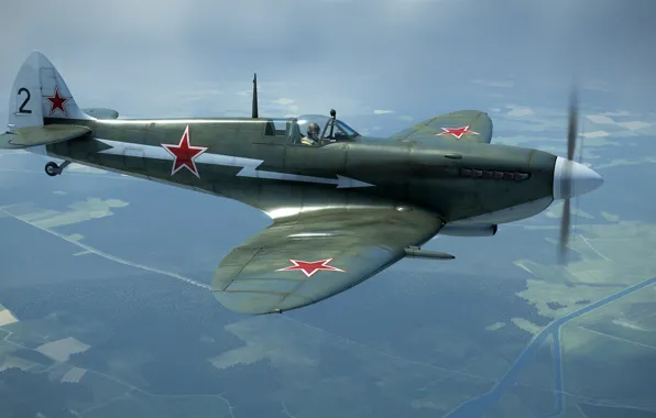 Британия, Spitfire Mk.IXe, Фронтовой истребитель, Reginald Joseph Mitchell