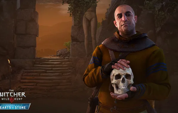 Картинка череп, DLC, The Witcher 3: Wild Hunt, дополнение, Ведьмак 3: Дикая Охота, Hearts of Stone, …