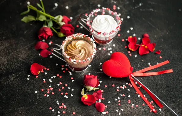 Сердечко, Десерт, День влюбленных, Сладость