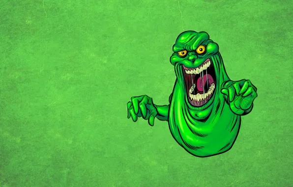 Картинка язык, зеленый, монстр, monster, Охотники за привидениями, Ghostbusters, слюни, привидение