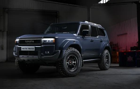 Toyota, Blue, 4x4, Prado, Arctic Truck, Toyota Land Cruiser Prado