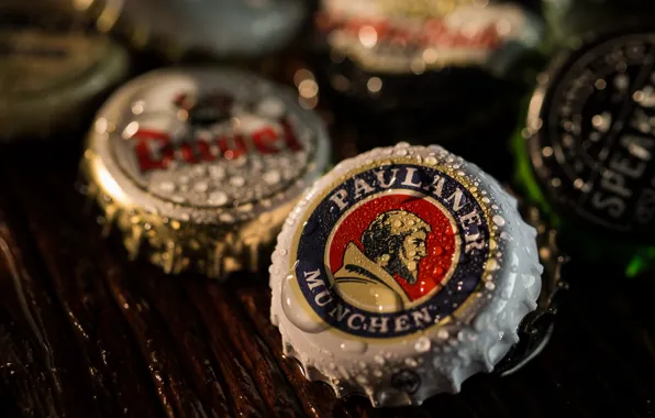 Metal, variety, beer caps
