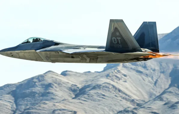 Картинка истребитель, F-22, Raptor, многоцелевой