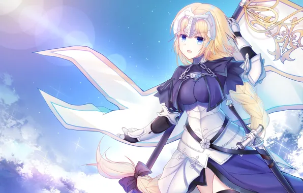 Флаг, Жанна Д'арк, Fate Apocrypha, Судьба Апокриф