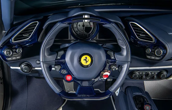 Приборы, Феррари, руль, Ferrari, суперкар, supercar, единственный экземпляр, Tailor Made