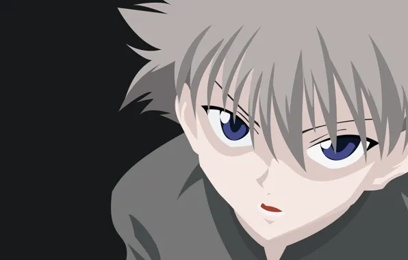 Взгляд, фон, Hunter x Hunter, Киллуа, Охотник х Охотник