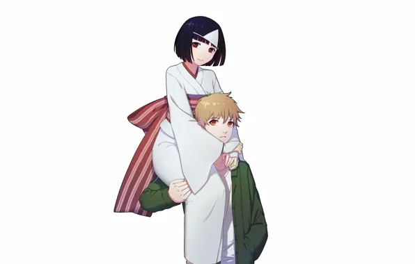 Девушка, парень, Noragami, Нора