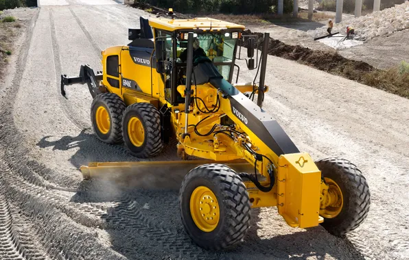 Dirt, volvo, construction, grader, g946c