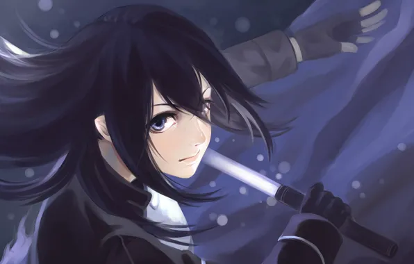 Взгляд, аниме, арт, парень, Мастера меча онлайн, Sword Art Online, Кирито