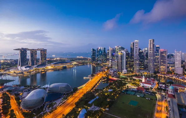 Tower, skyscraper, singapore, tourism, southeast asia, singapore city