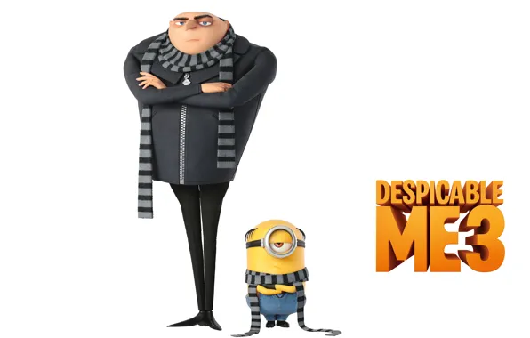 Animated film, Gru, minion, animated movie, Despicable Me 3, Minion Despicable Me
