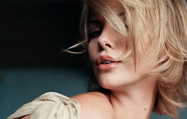 Картинка лицо, Charlize Theron, волосы, актриса, блондинка, губы, Шарлиз Терон, пряди