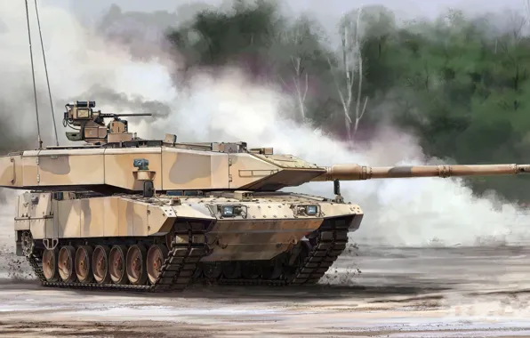 Картинка Германия, основной боевой танк, Бундесвер, Leopard 2A7, MBT