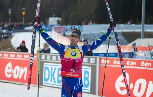 Картинка звезды, победа, star, Martin Fourcade, Мартен Фуркад, биатлонист, biathlon