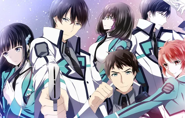 Аниме, персонажи, Mahouka Koukou no Rettousei, Непутёвый ученик в школе магии
