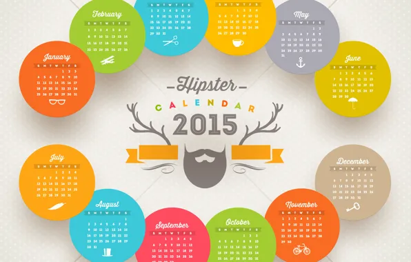 Картинка New, New year, Happy new year, 2015, Calendar, Calendar 2015