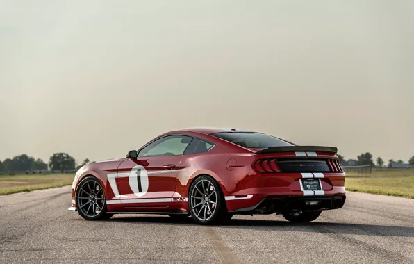 Mustang, Ford, red, Hennessey, Hennessey Ford Mustang Heritage Edition