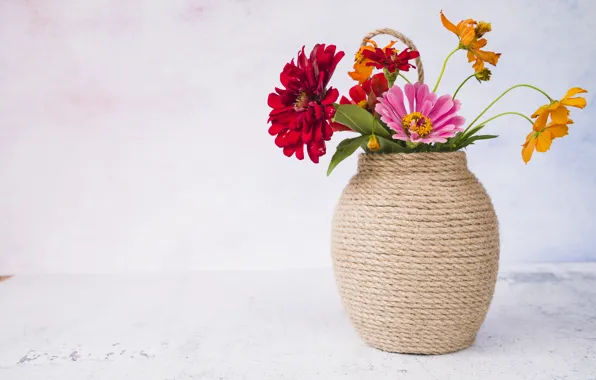 Картинка цветы, фон, букет, ваза, flowers, vase