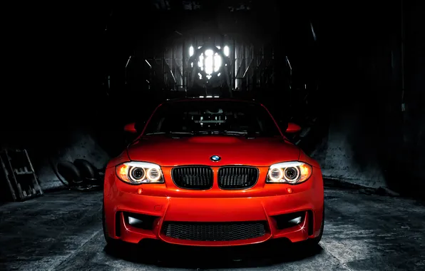 Картинка оранж, BMW 1M, MORR Wheels & iCarbon