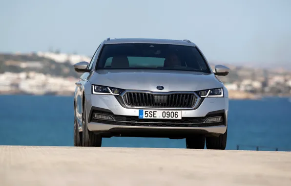 Картинка вид спереди, Škoda, универсал, Skoda, Octavia, 2020, Octavia Combi