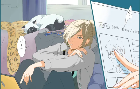Ноутбук, Юрий на льду, Юрий Плеседский, Юри Катсуки, Yuri On Ice