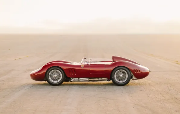 Maserati, 1957, ретро автомобили, единственный экземпляр, retro cars, Maserati 200SI, the only instance, Fantuzzi