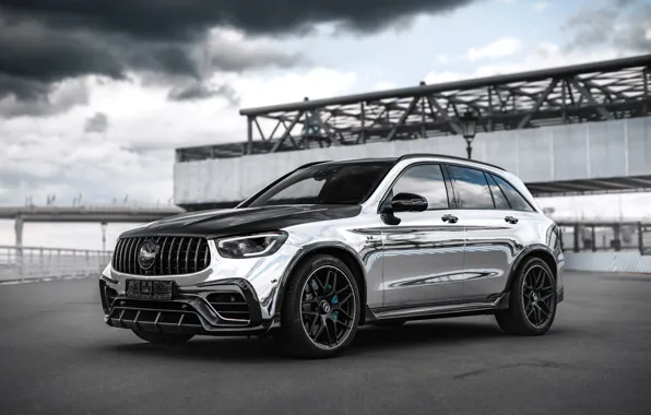 Картинка Мерседес, ангар, AMG, exterior, INFERNO, Mercedes AMG GLC 63 S