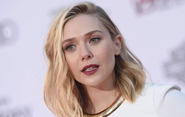 Взгляд, поза, актриса, фотосессия, hair, Elizabeth Olsen, Элизабет Олсен, макияж. make up