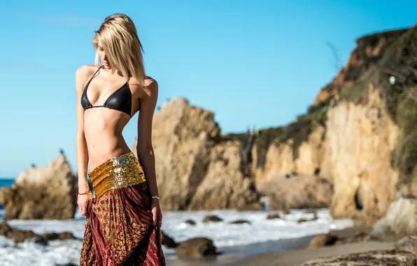 Sexy, boobs, blonde, skinny, tall