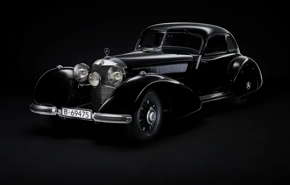 Ретро, купе, Mercedes-Benz, 540K