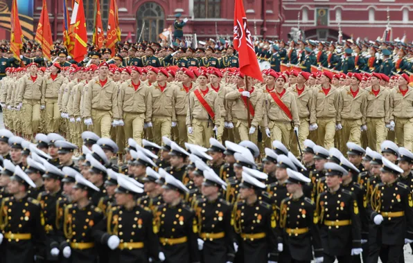 Праздник, парад, 9 мая, войска