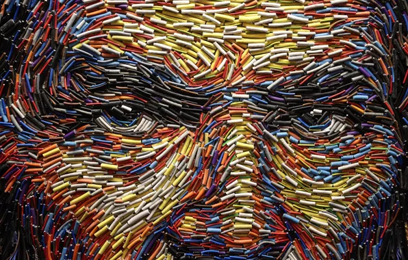 Art, men, face