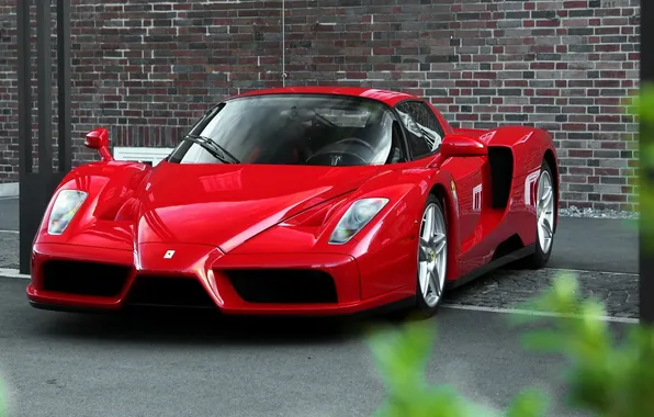 Supercar, красная, Ferrari Enzo, феррари энцо
