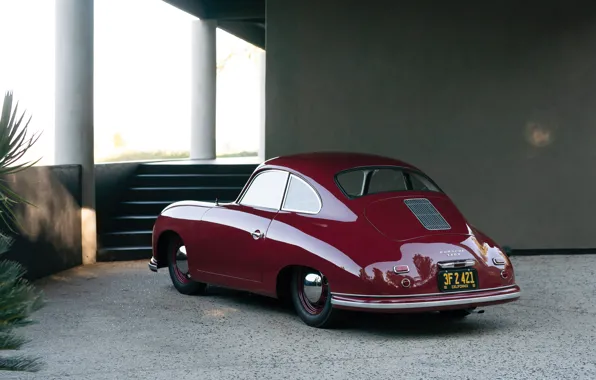 Картинка Porsche, vintage, 356, 1951, Porsche 356 1300 Coupe