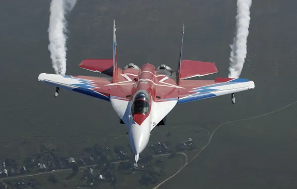 MiG-29OVT, Российский многоцелевой истребитель, опытный вариант, всеракурсный отклоняемый вектор тяги