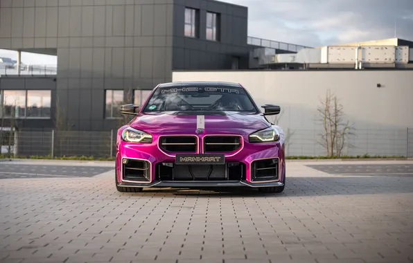 Pink, BMW, Light, Front, Manhart, Sight, BMW M2, 2024