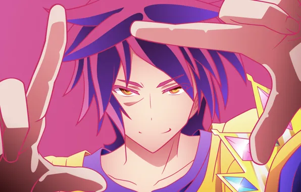 Аниме, арт, парень, No Game No Life