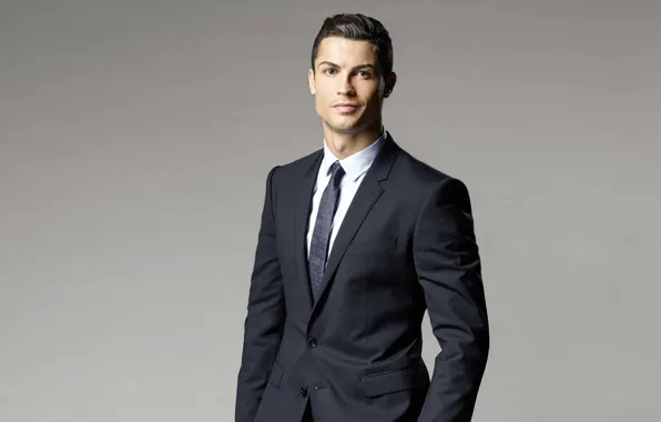 Cristiano Ronaldo, футболист, красавчик, Криштиану Роналду, в костюме, in a suit