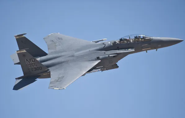 Картинка истребитель, Eagle, F-15E, McDonnell Douglas