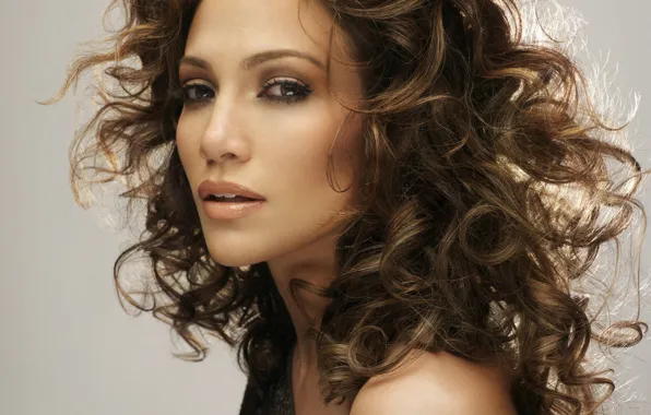Волосы, актриса, певица, Jennifer Lopez, кудри, локоны, дженнифер лопез