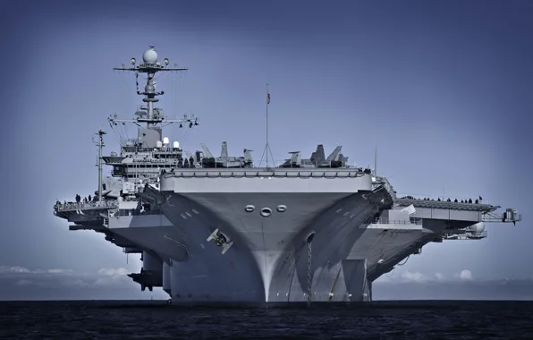 Картинка авианосец, американский, атомный, George Washington, USS, CVN-73, типа, «Джордж Вашингтон»