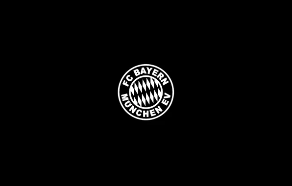 Футбол, минимализм, logo, бавария, football, bayern