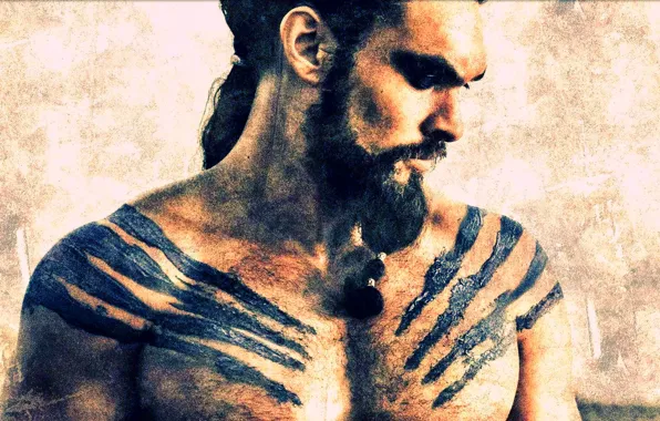 Game of Thrones, TV Series, Khal Drogo, Jason Momoa, HBO, Warlord of the Dothraki Tribe, …