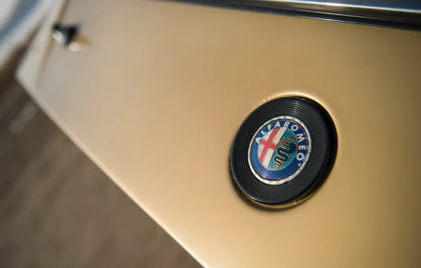 Alfa Romeo, logo, 1972, Montreal, badge, Alfa Romeo Montreal
