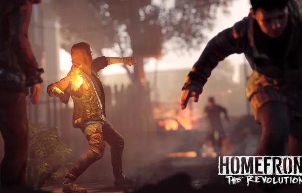 Картинка война, коктель, солдаты, Homefront, The Revolution