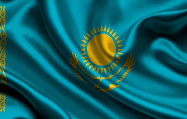 Флаг, Казахстан, kazakhstan