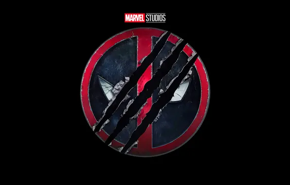Арт, черный фон, постер, комикс, MARVEL, Deadpool & Wolverine, Дэдпул и Росомаха