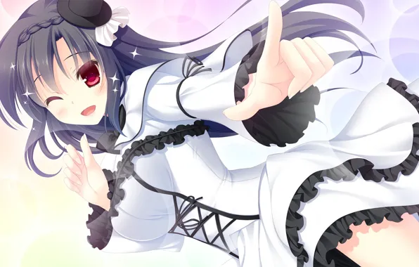 Kawaii, girl, dress, smile, anime, pretty, asian, cute