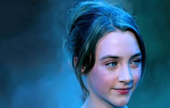 Взгляд, знаменитости, рисунок, актриса, арт, celebrity, Saoirse Ronan, Сирша Ронан