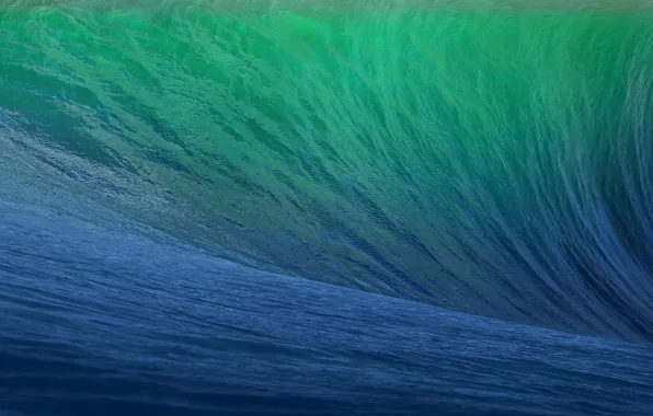 Море, синий, зеленый, Apple, волна, Калифорния, Mac, California